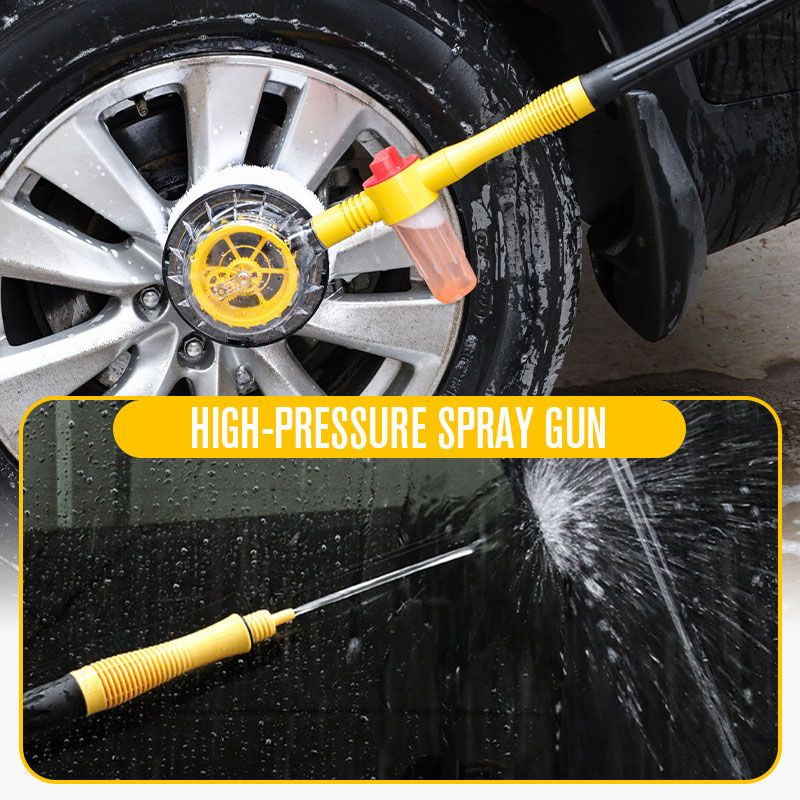 ✨ Auto-Rotating Retractable Car Wash Brush – Easy Vehicle Cleaning Tool