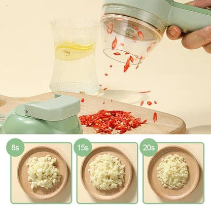 4-in-1 manual electric vegetable cutter setMultifunction cordless food processor