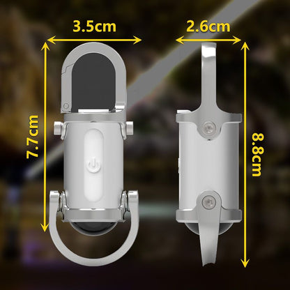 Mini lampe de poche porte-clés 1200 lm, étanche et ultra-lumineuse