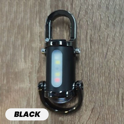 Mini lampe de poche porte-clés 1200 lm, étanche et ultra-lumineuse