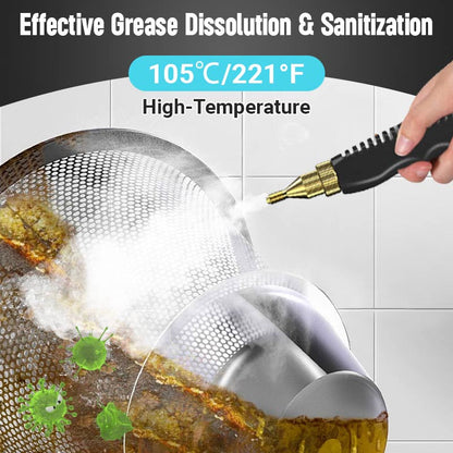 ⏰🔥LIMITED TIME 50% OFF!🔥50K+ SOLD!2500W Handheld Steam Cleaner – High‑temp pressurized steam, melts grease & grime. No scrubbing. 🧼✨
