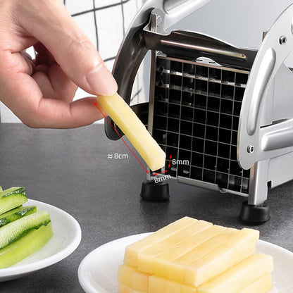 🎉 2026 Sale — Over 27,500 Sold! 🥔Stainless Steel Potato & Vegetable Slicer | Strong Suction Base, One-Hand Operation ✨