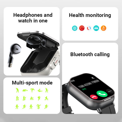 ⏳FLASH SALE! 50% OFF! 🔥2-in-1 Smart Bluetooth Sports Watch Headphones