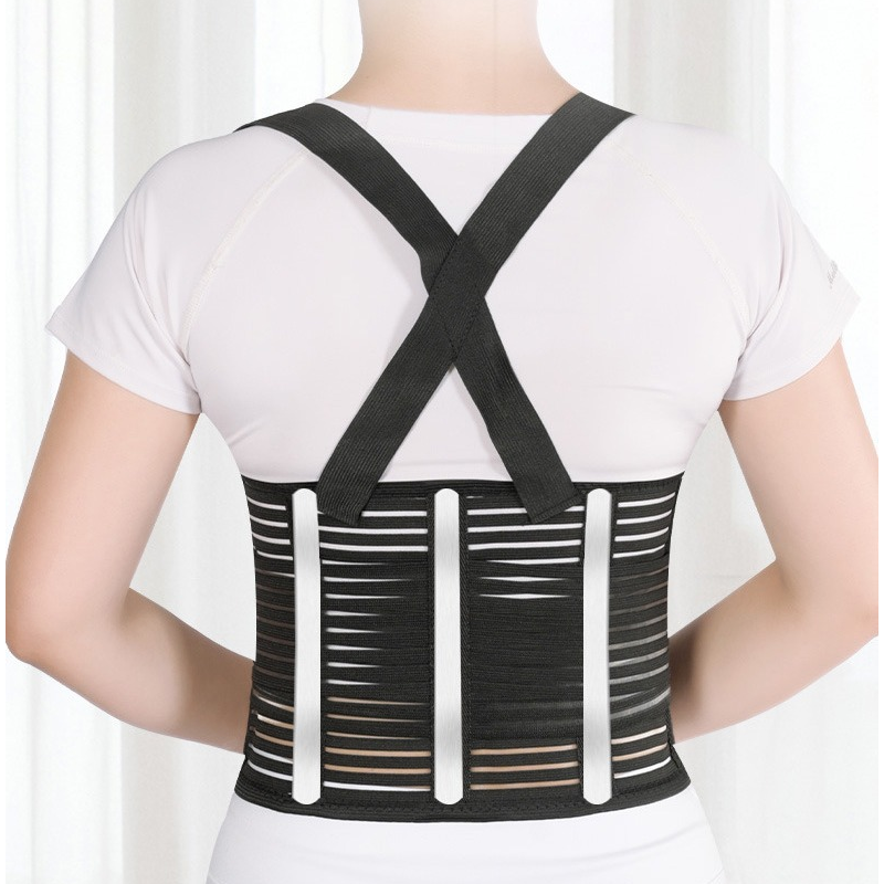 Support Your Back Instantly! Breathable 4-Rod Waist Support Brace