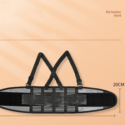 Support Your Back Instantly! Breathable 4-Rod Waist Support Brace