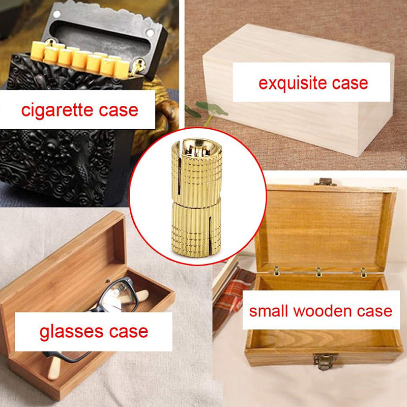 🪛🔗4PCS Concealed Brass Hinges🔥