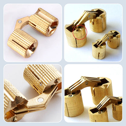 🪛🔗4PCS Concealed Brass Hinges🔥