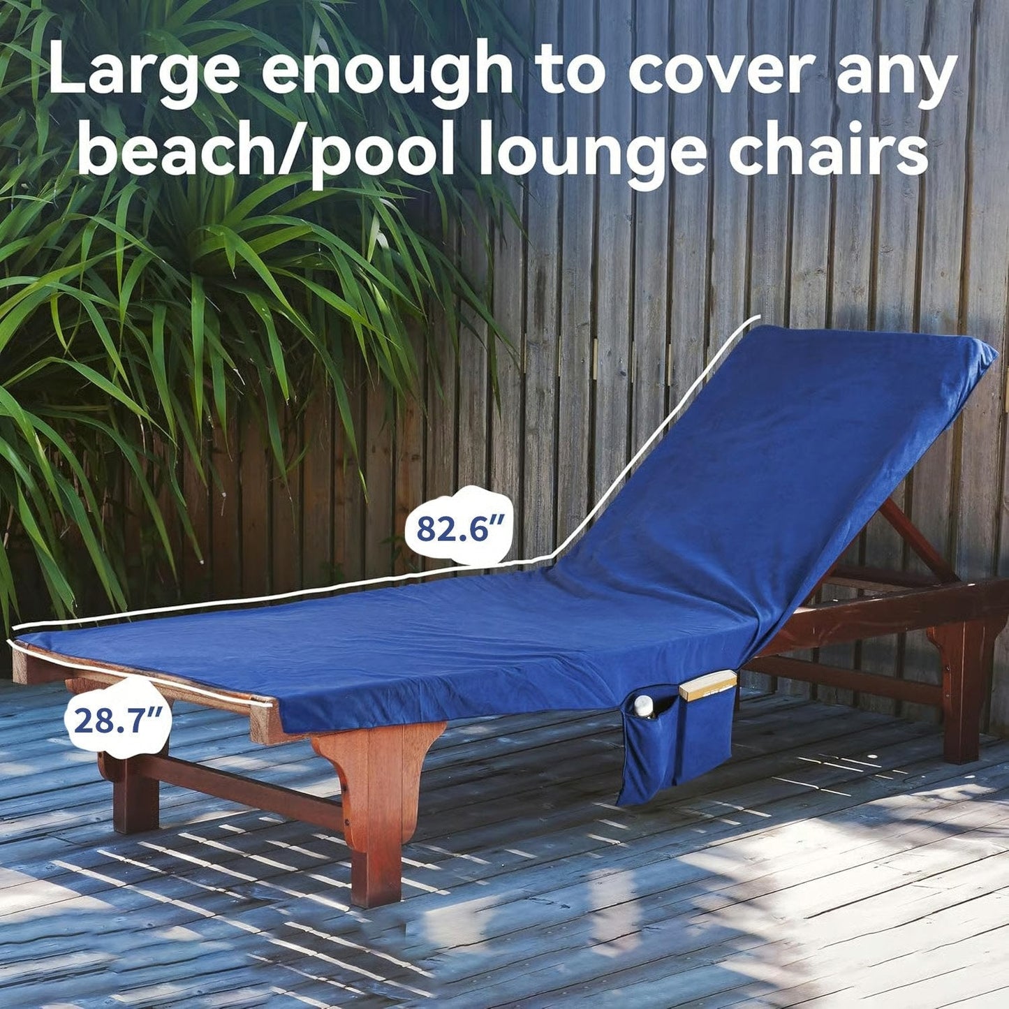 🏖️2026 New Arrivals: 50% OFF for a Limited Time!🌞Sun Lounger Towel in Bag with Pockets Storage🌊