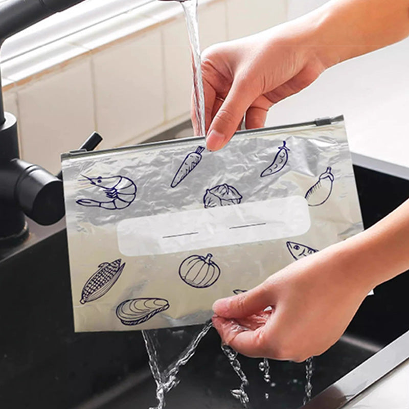 ✨Limited time 50% discount♻️Reusable Aluminum Foil Sealable Storage Bags