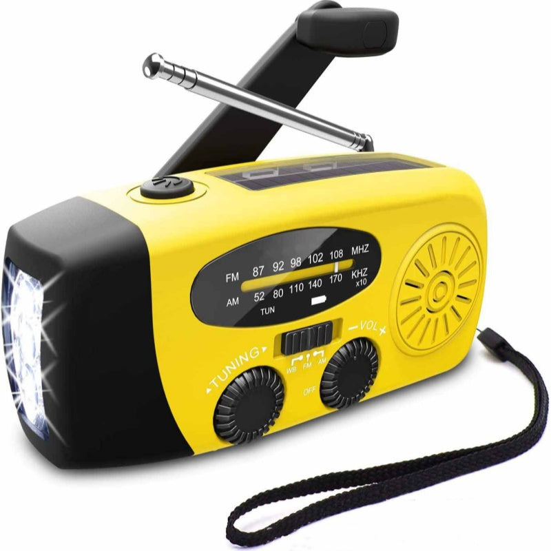 📢 LIMITED-TIME 50% OFF! 📻Multifunctional Portable Solar Emergency Radio – Power Bank, Hand Crank & Weather Alert for Outdoor & Crisis Preparedness