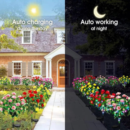 ⏳Limited-time 50% off⏰Simulation Azalea Flower Ground Stake Solar Light💐💡