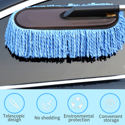 Extendable Soft-Bristle Brush for Car Washing
