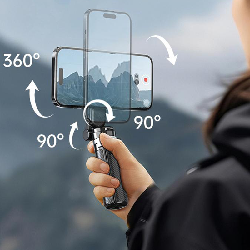 💥Hot Sale 49%OFF🔥4-in-1 Multifunctional 360° Rotation Magnetic Selfie Stick