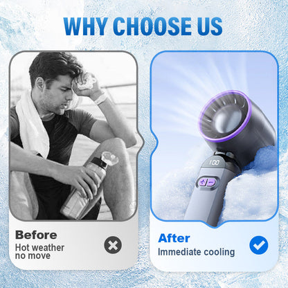⏳LAST DAY SALE 50% OFF👍🔥Portable Handheld Turbo Fan💨