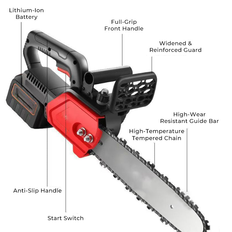 💐50% OFF! High-power Cordless Chainsaw – Flash sale, free tool included【Limited offer】