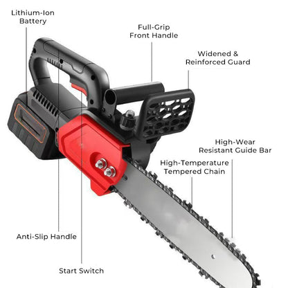 💐50% OFF! High-power Cordless Chainsaw – Flash sale, free tool included【Limited offer】