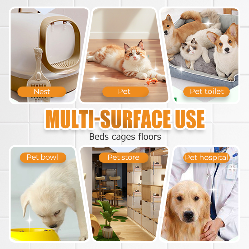 Pet Odor Eliminator Disinfectant Spray