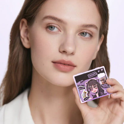 Oil-Absorbing Paper with Powder Puff