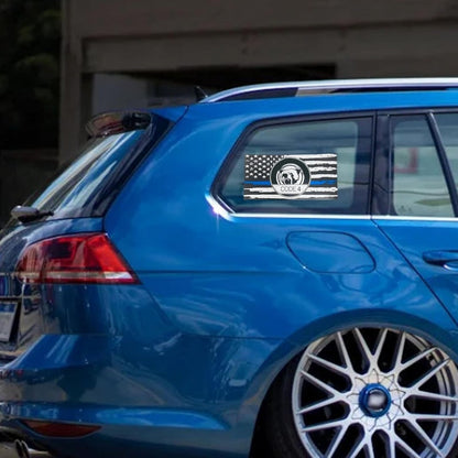 💥5PCS Thin Blue Line Sticker-Code 4