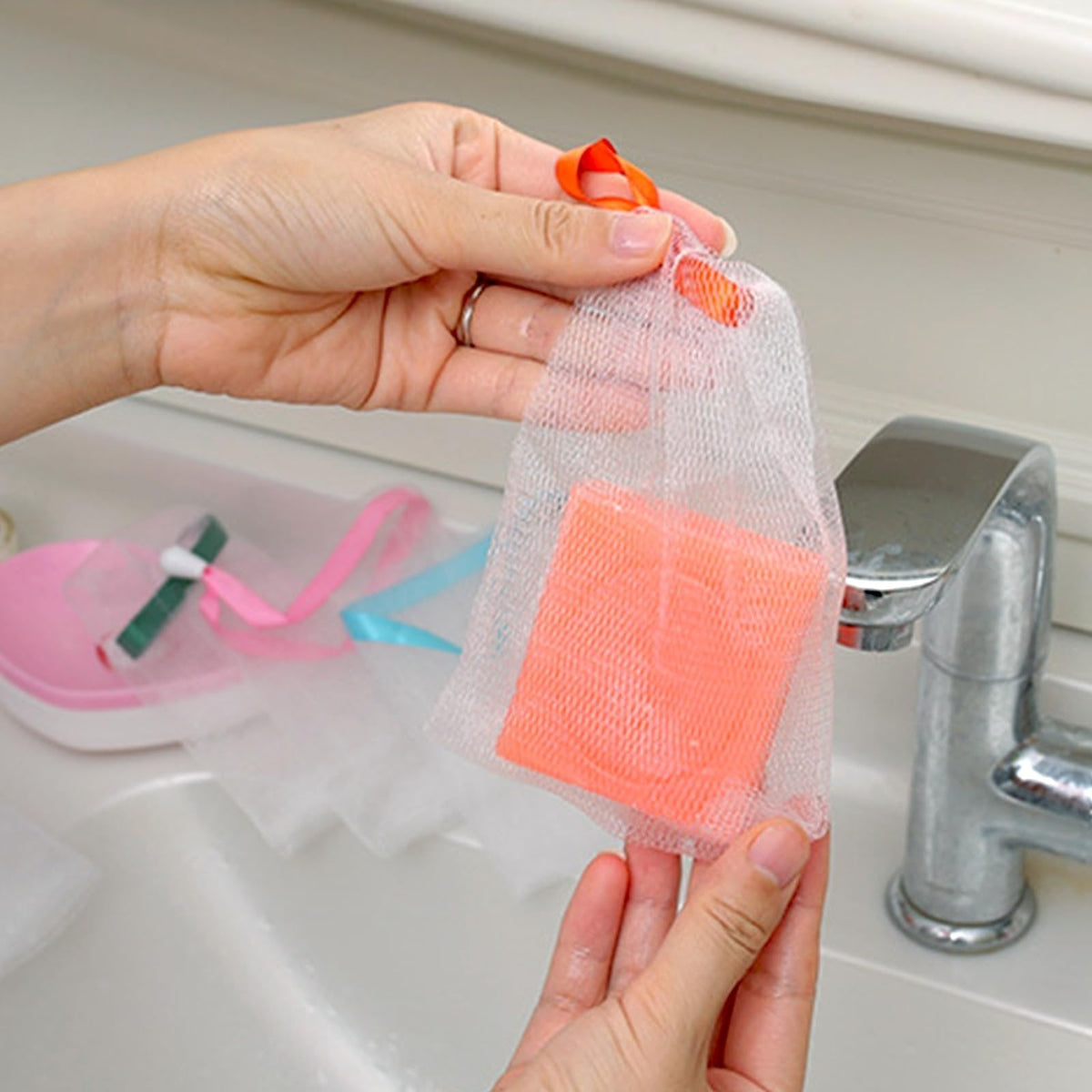 Bag With Soap Net