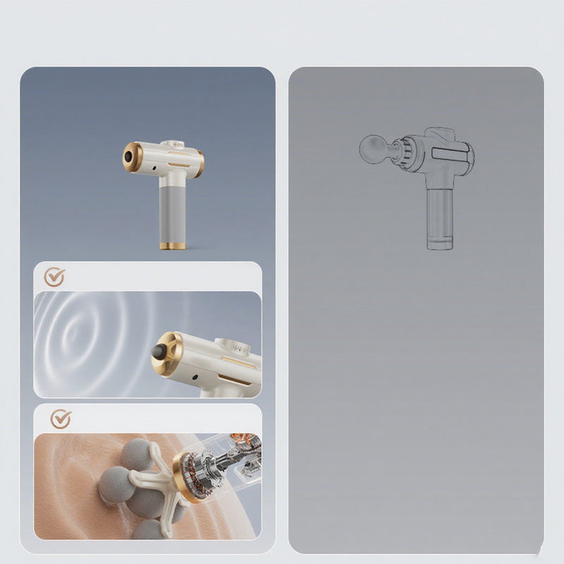 Multi-Functional Silent Deep Tissue Massage Gun