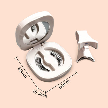 Natural Reusable Magnetic Eyelashes with Case Kit