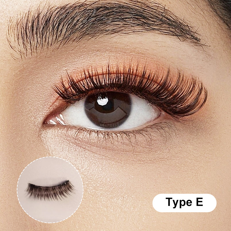 Natural Reusable Magnetic Eyelashes with Case Kit