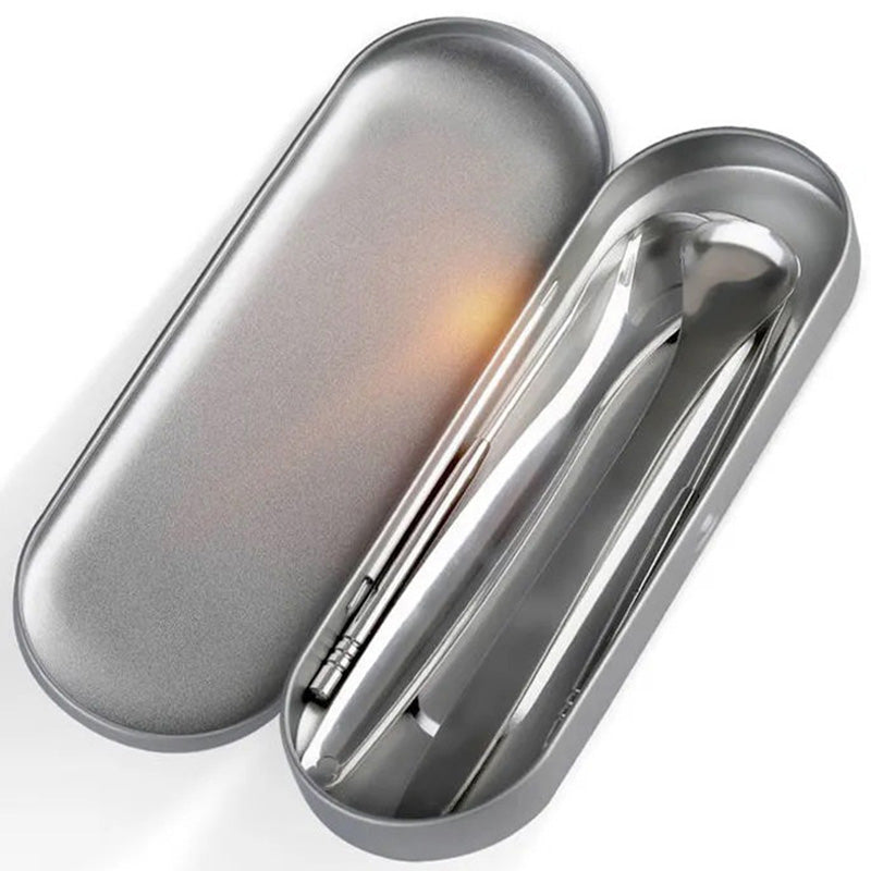 Stainless Steel Tongue Scraper Set