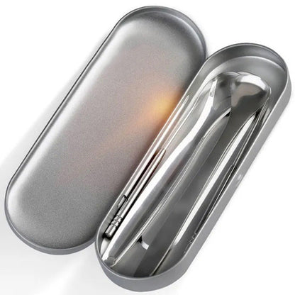 Stainless Steel Tongue Scraper Set