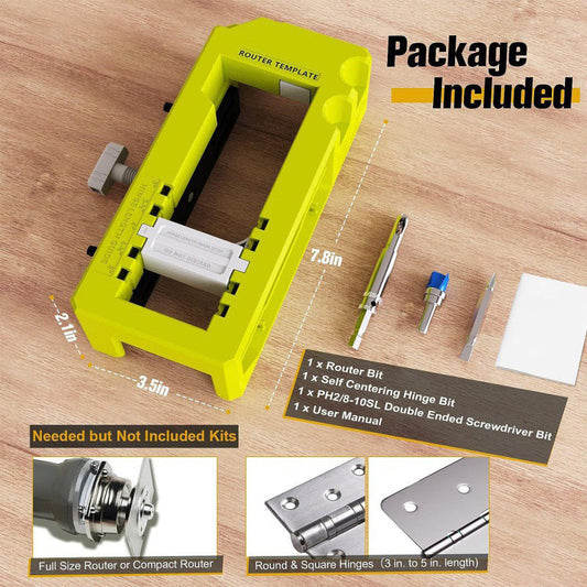 Hinge Door Lock Hole Positioner Kit Set