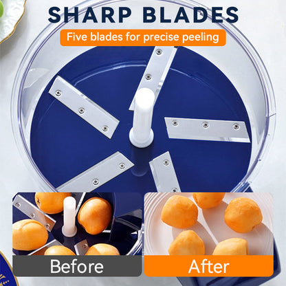 Clear Electric Fruit and Vegetable Peeler