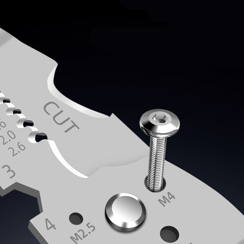 Multi-Function Foldable Wire Stripper with Voltage Tester