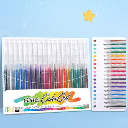 ✨LAST DAY SALE ONLY ￡6.99!!⚡50K+ SOLD!🎁Glitter Gel Pen Set