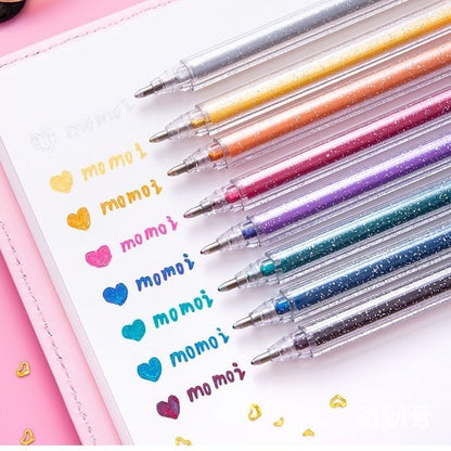✨LAST DAY SALE ONLY ￡6.99!!⚡50K+ SOLD!🎁Glitter Gel Pen Set