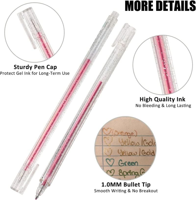 ✨LAST DAY SALE ONLY ￡6.99!!⚡50K+ SOLD!🎁Glitter Gel Pen Set