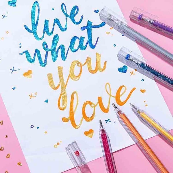 ✨LAST DAY SALE ONLY ￡6.99!!⚡50K+ SOLD!🎁Glitter Gel Pen Set