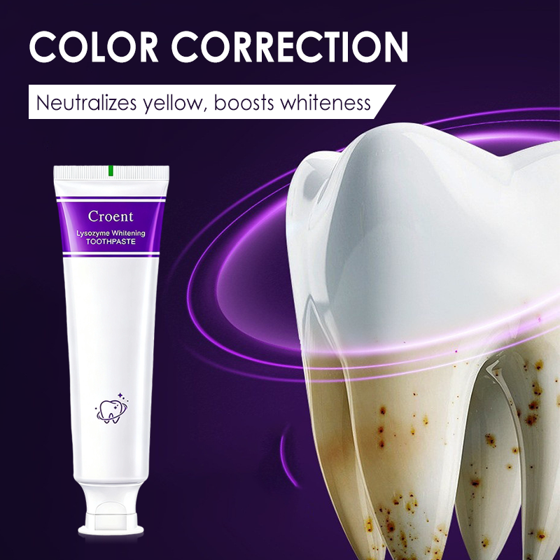 🎁 Brighten Your Teeth & Save More – Limited Deal! 🔥Lysozyme Brightening Stain-Removing Toothpaste