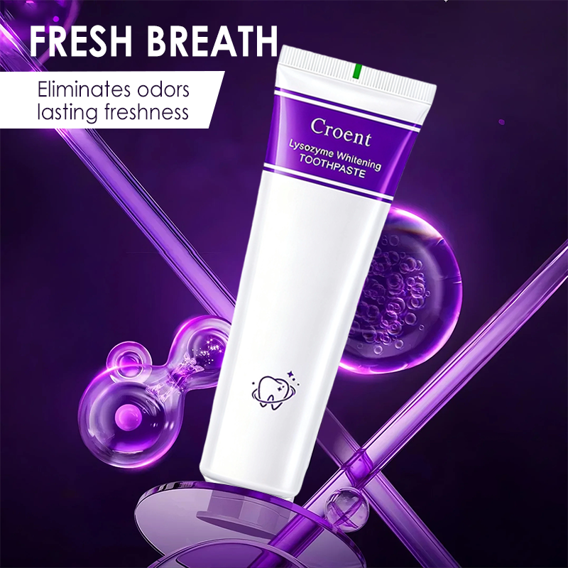 🎁 Brighten Your Teeth & Save More – Limited Deal! 🔥Lysozyme Brightening Stain-Removing Toothpaste