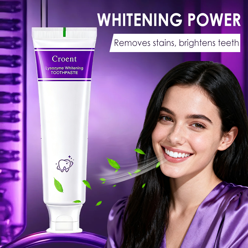 🎁 Brighten Your Teeth & Save More – Limited Deal! 🔥Lysozyme Brightening Stain-Removing Toothpaste