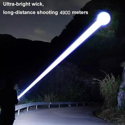 Super Strong Light Zoomable Flashlight