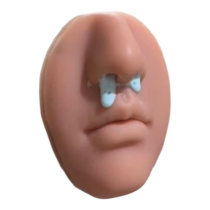 Realistic Face Nose-Blowing Soap Dispenser Toy
