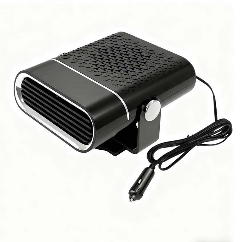 Portable 2-in-1 car fan with heating function – 360° rotatable, fast defrosting, heating and ventilation, quiet and lightweight for winter and summer!
