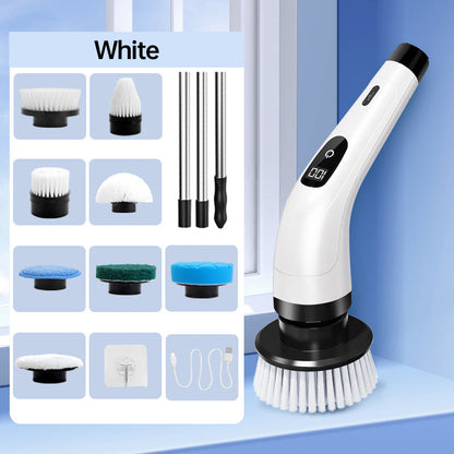 📢📢50% OFF!!⏰🧽50K+ SOLD!💦9-in-1 Electric Cleaning Brush🏠Multi-Purpose for Home