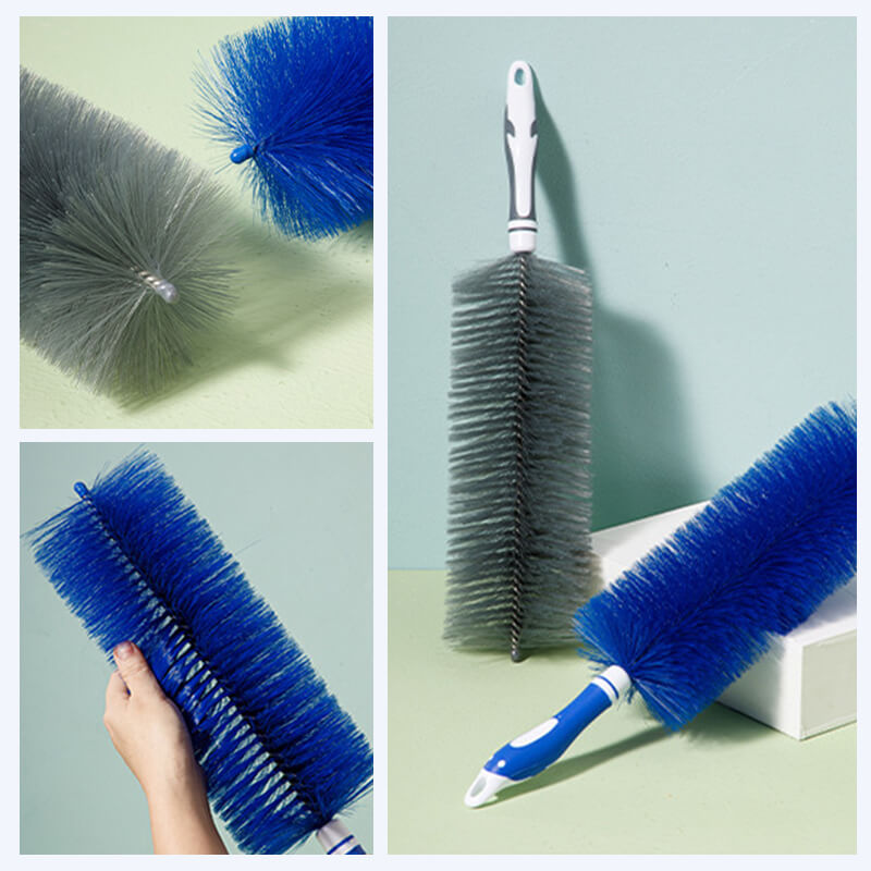 🧹 Fan-shaped dusting brush | Reaches even the hardest-to-reach corners • Anti-static
