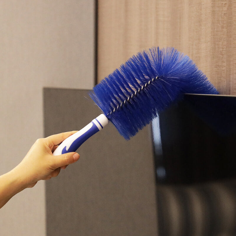 🧹 Fan-shaped dusting brush | Reaches even the hardest-to-reach corners • Anti-static