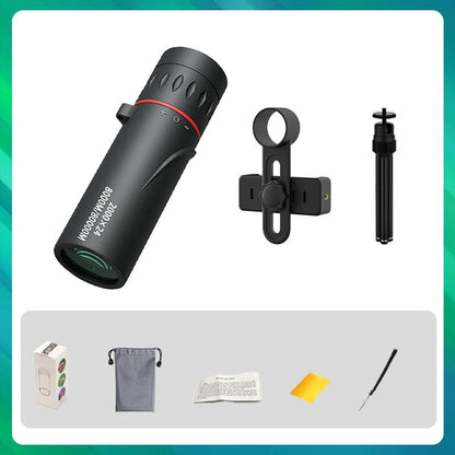 🔭 50% OFF NOW! ✨ Outdoor Portable Monocular Telescope - 12x50 High Definition with Smartphone Adapter for Adventures 🌄📱