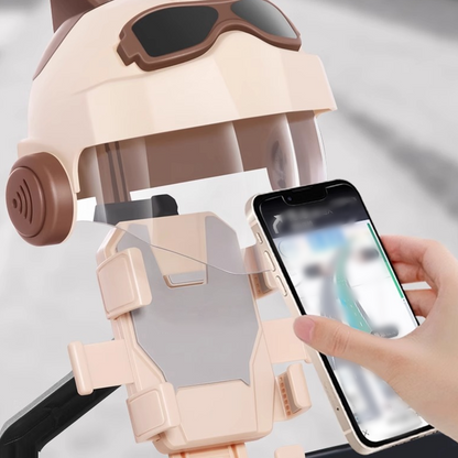 Rotatable Phone Mount with Helmet