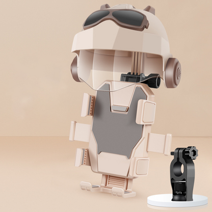Rotatable Phone Mount with Helmet