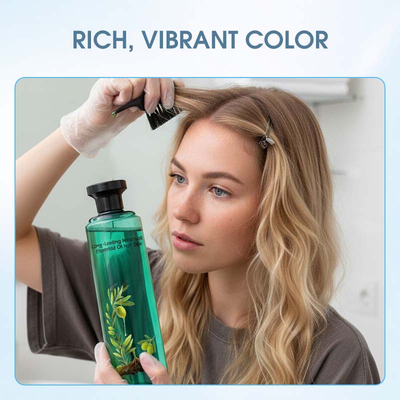 🔥Compre 1 y obtenga 1 gratis🔥Tinte capilar de larga duración con aceites esenciales botánicos