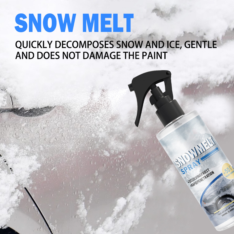 🚗 BUY 2 GET 3! ❄️ WINDSHIELD DE-ICER SPRAY - Instant Ice Melting & Anti-Frost Protection, Safe for All Glass Surfaces, Quick Winter Solution 🔥✨